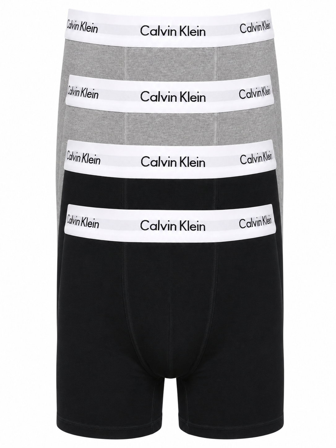 Paquete 4 Boxers CK: 100% Algodón