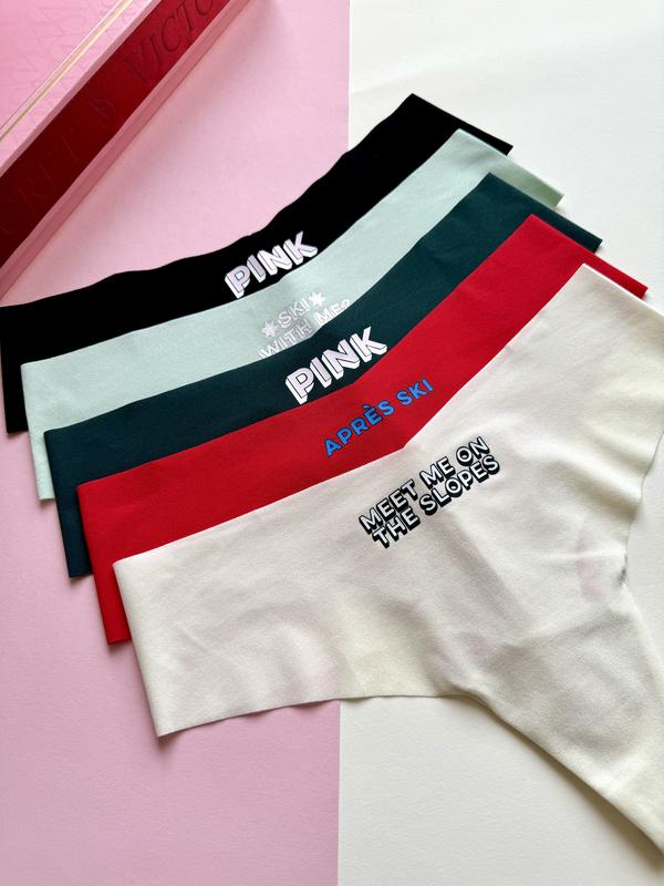 5-Pack No-Show Thong – PINK by Victoria’s Secret