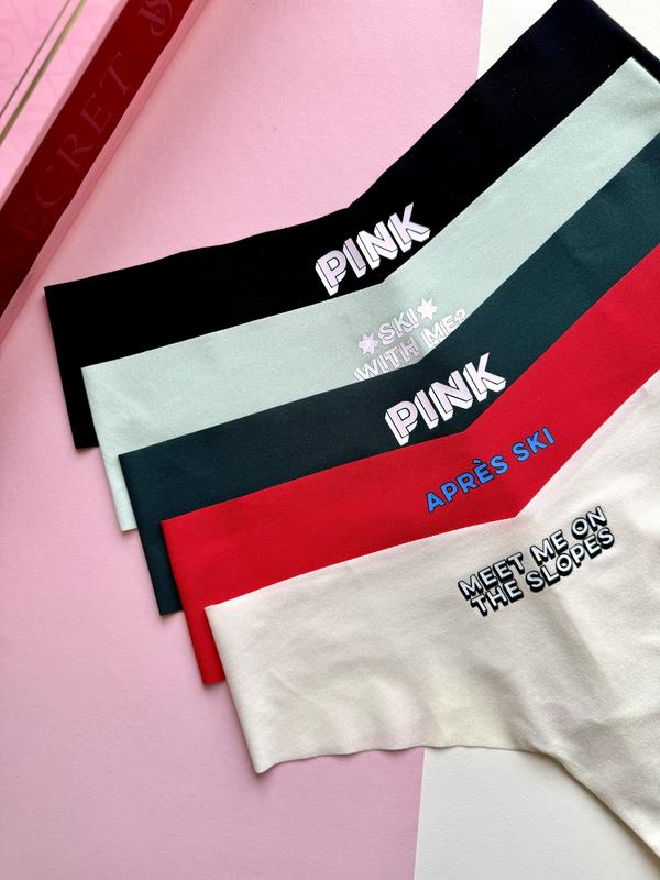 5-Pack No-Show Thong – PINK by Victoria’s Secret