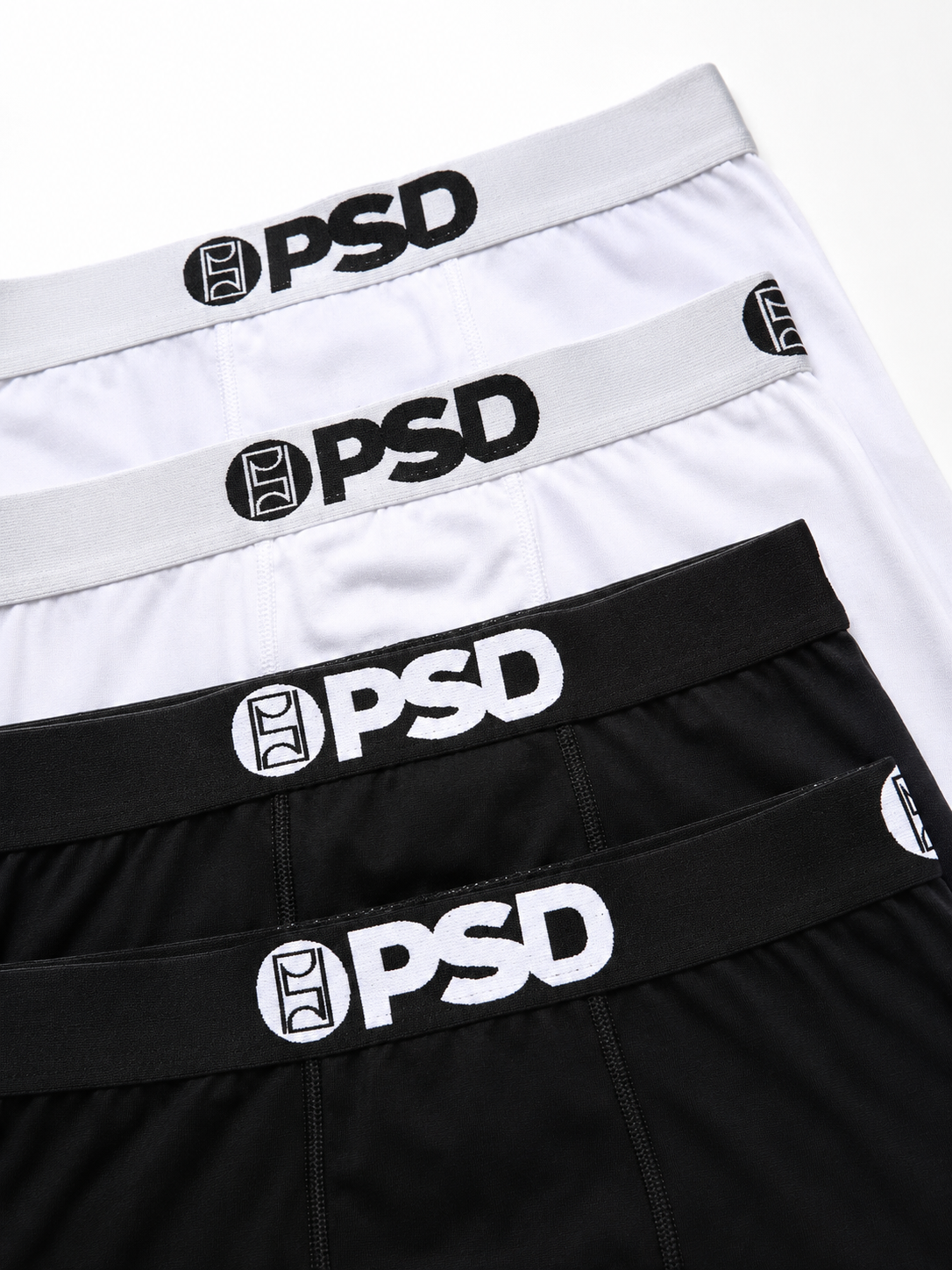 Paquete de 4 Boxers PSD 100% Algodón