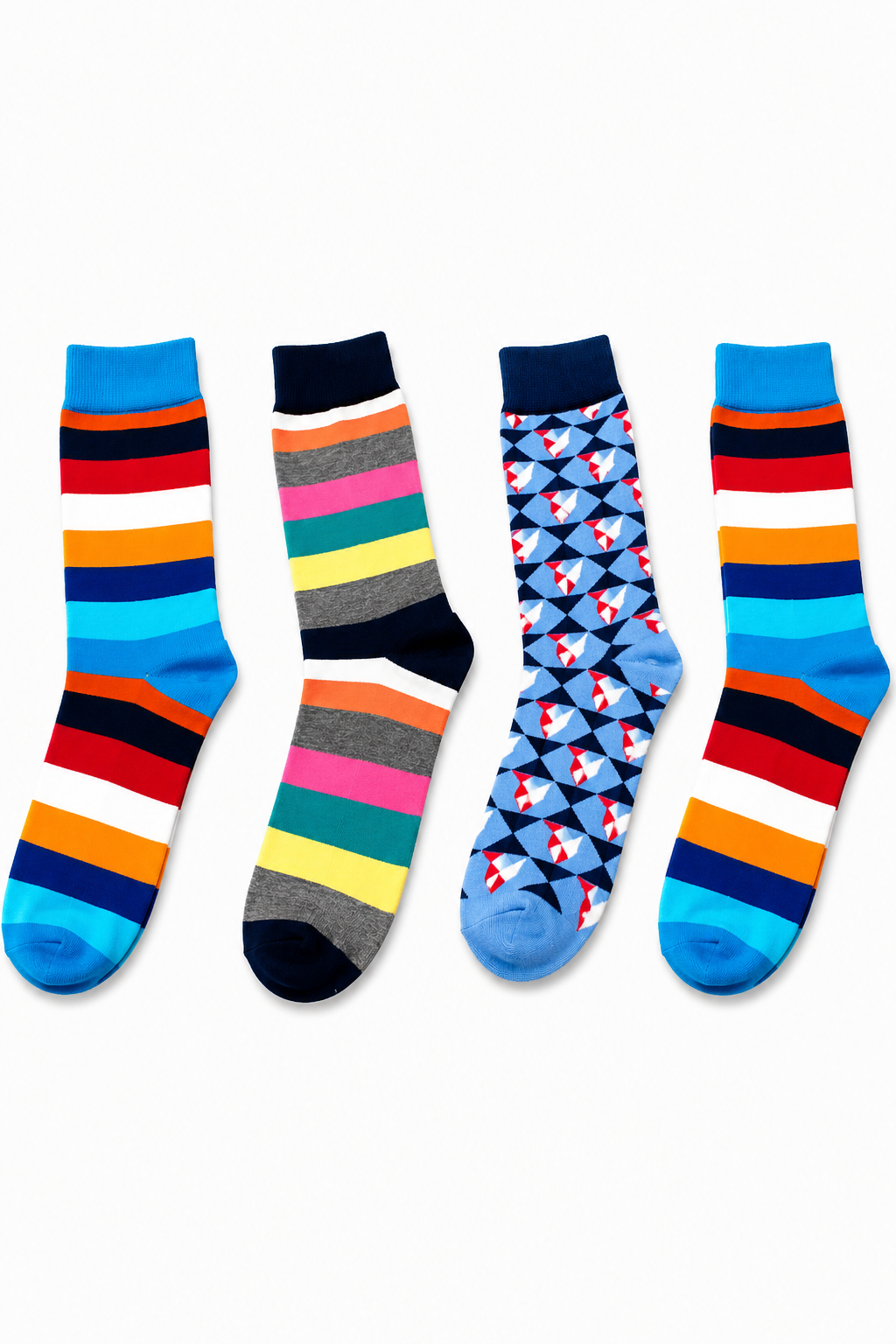 4 pack Medias Happy Socks – El Regalo Perfecto para Cualquier Ocasión 🎁🧦