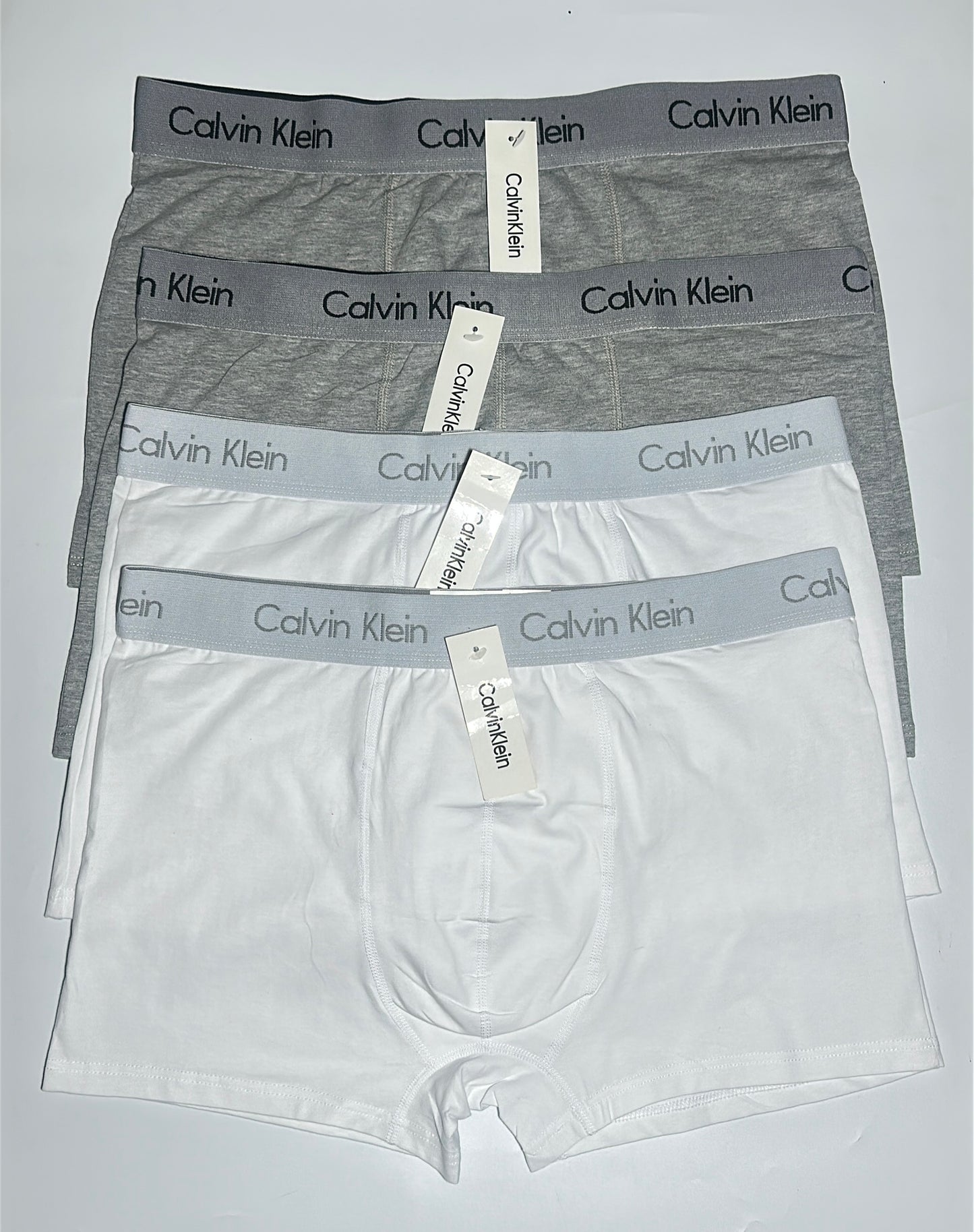Paquete de 4 Boxers CK: 100% Algodón
