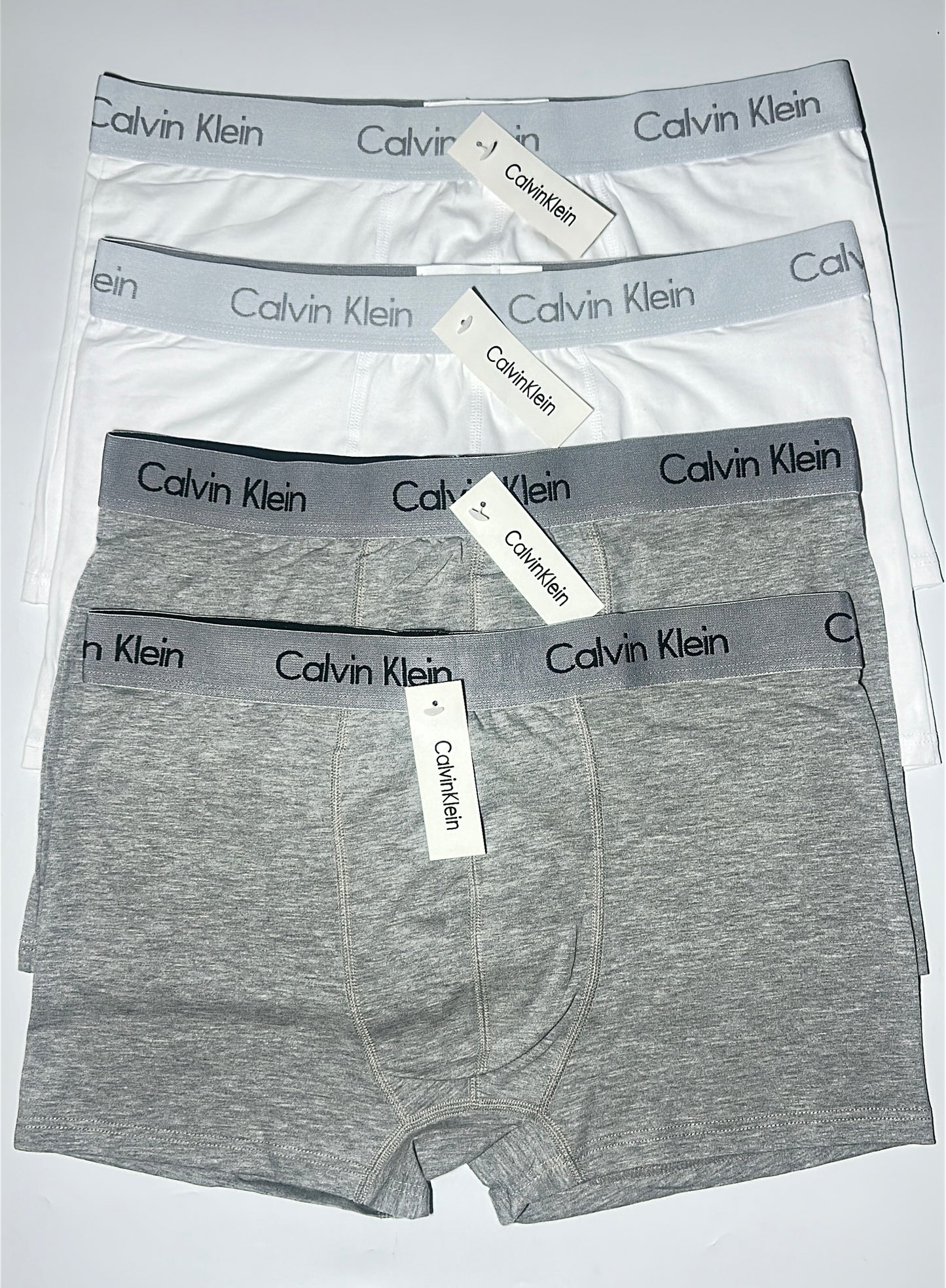 Paquete de 4 Boxers CK: 100% Algodón