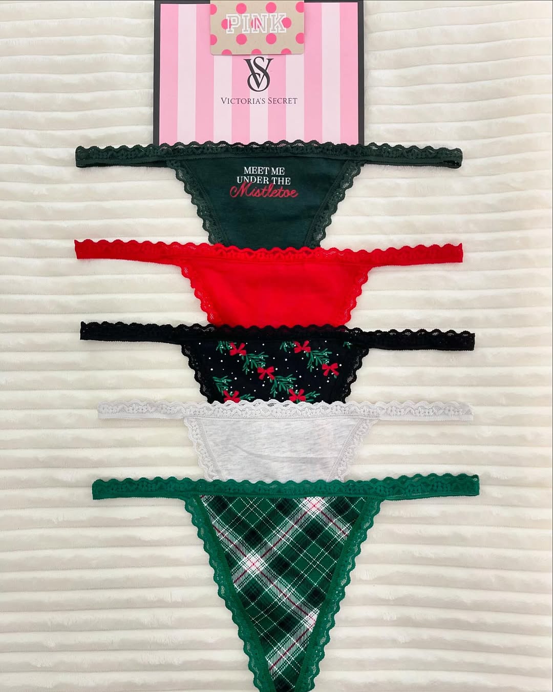 5-Pack Lace-Waist V-String Thong – Victoria’s Secret